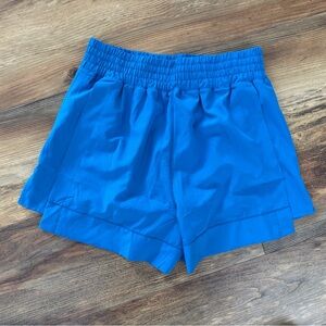 Vibrant Blue Women's Athletic Shorts